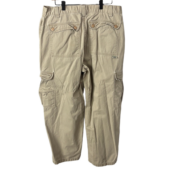 Levi's Vintage 1999 Men’s Silvertab Khaki Baggy Cargo Pants size 36x30 - Picture 3 of 7